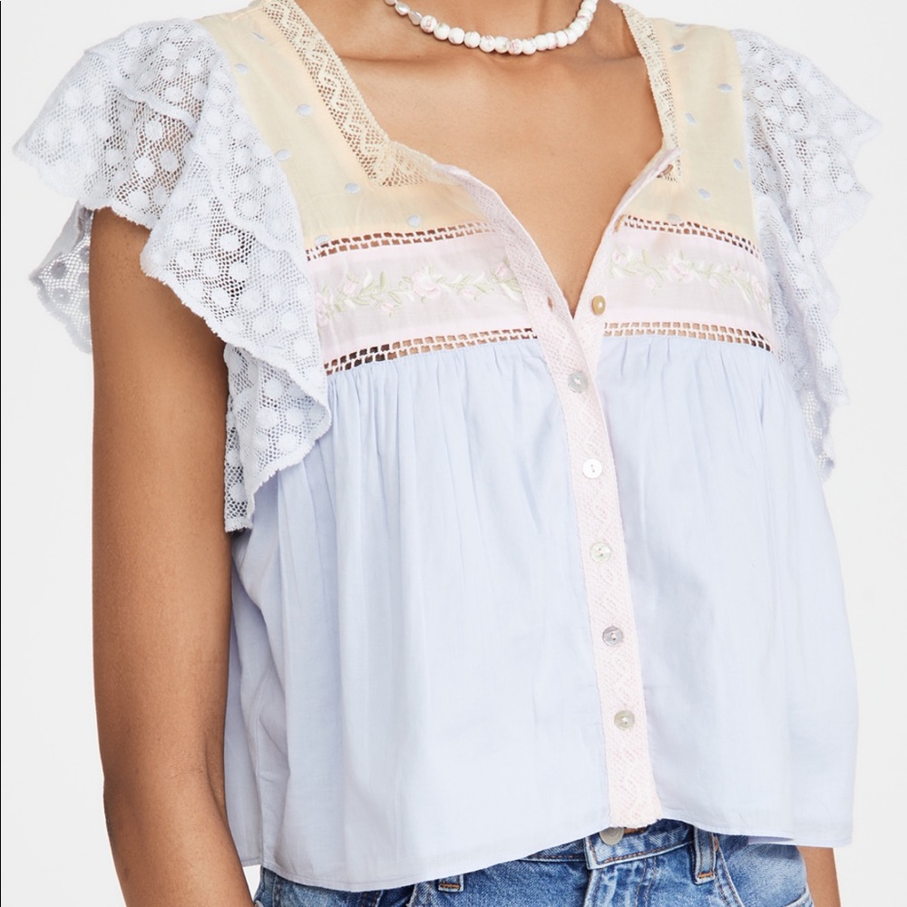 Love shack fancy deona top
